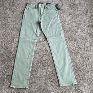 Liverpool Men's Pale Green Regent Relaxed Fit Straight Jeans NEW 30 Spring Color